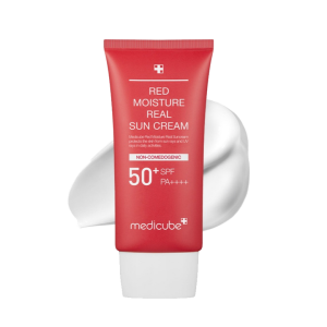 کرم ضدافتاب رطوبت‌رسان مدی کیوب Red Real