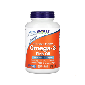 مکمل امگا3 روغن ماهی NOW Foods